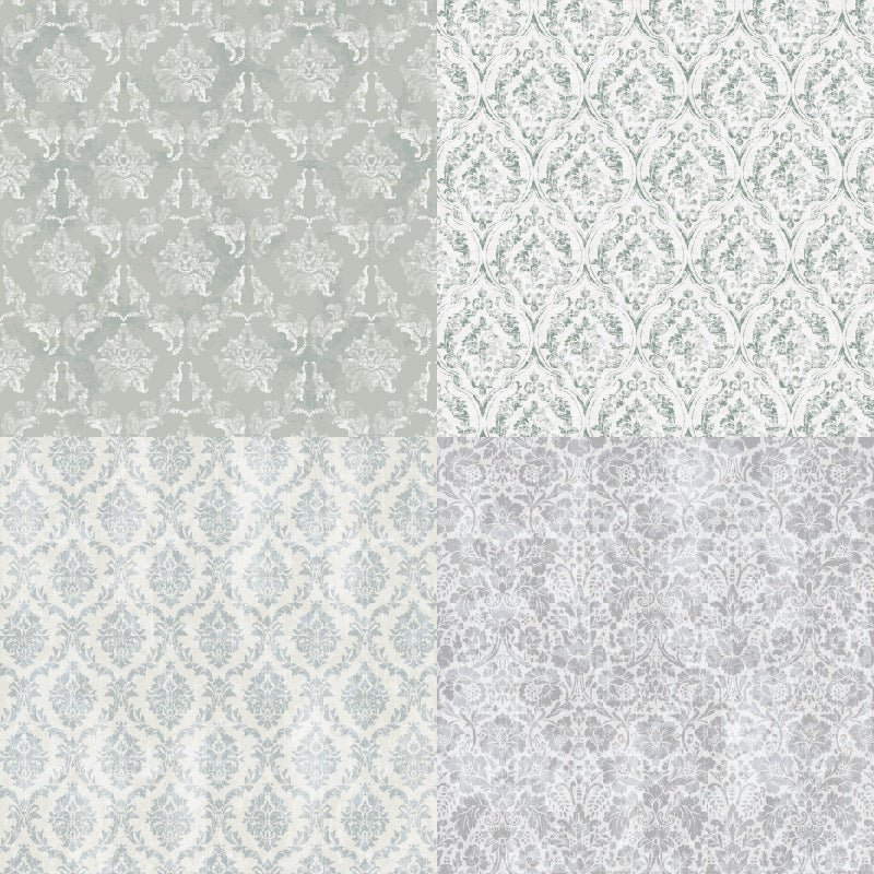 6 inch Baroque Scrapbook Paper Pad SKP036