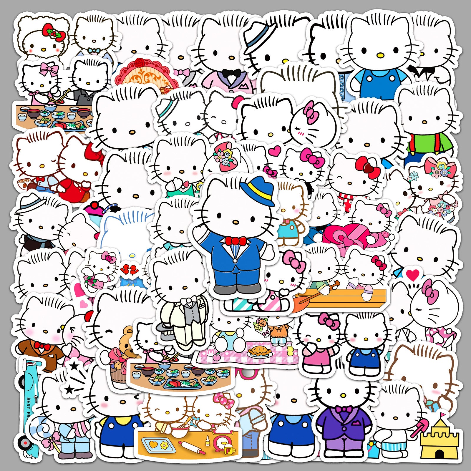 50Pcs Kawaii Waterproof Vinyl Stickers SRO108