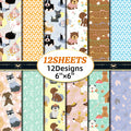 6 inch Cute Puppy Scrapbook Paper Pad PA345