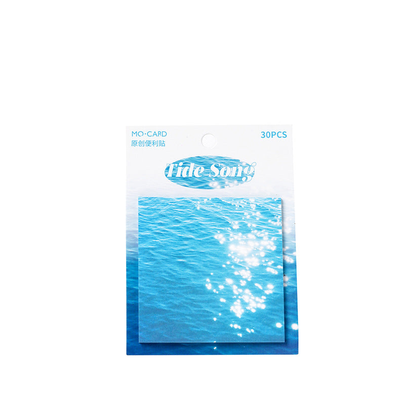 30 Pcs Water Texture Notepad CXZX