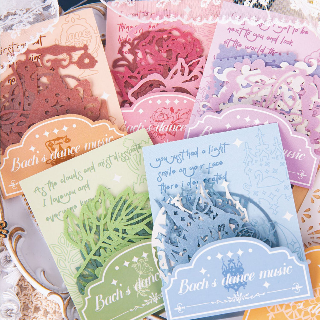 10 Sheets Hollow Scrapbook Paper BHWQ