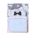 Kawaii Cozy Cat Life Die-Cut Sticky Notes - Sleeping