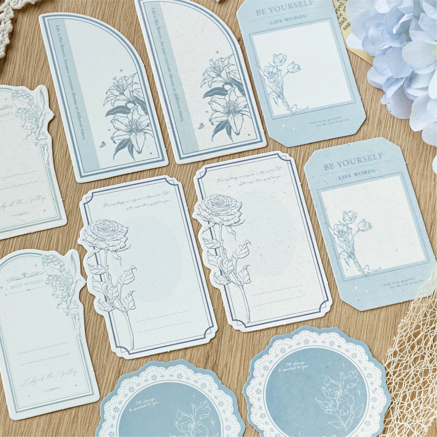10 Pcs Creative Scrapbook Notepad SKDHS