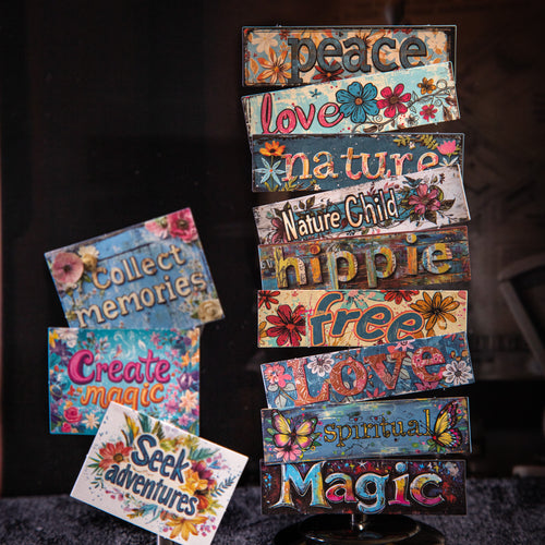 100 Pcs Quote Word Stickers ZYSP