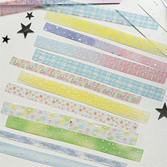 20 Pcs Star Themed PET Stickers BZXX
