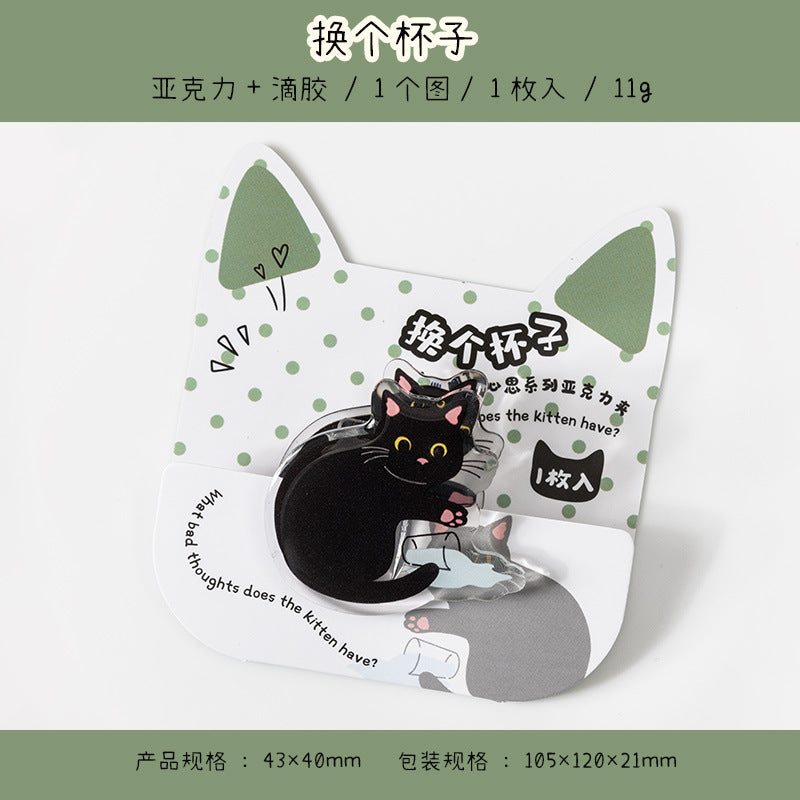 1 Pc Cat Themed Clip HMHXS