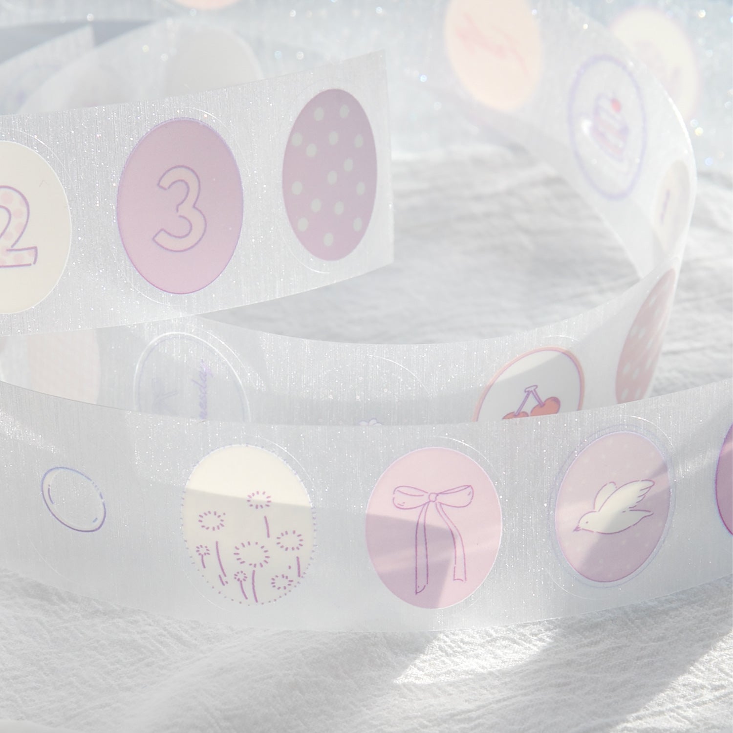 1 Roll Cute Journal PET Stickers Tape YTLY