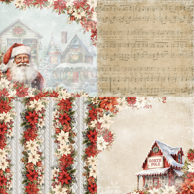 6 inch Christmas Scrapbook Paper Pad SKP562