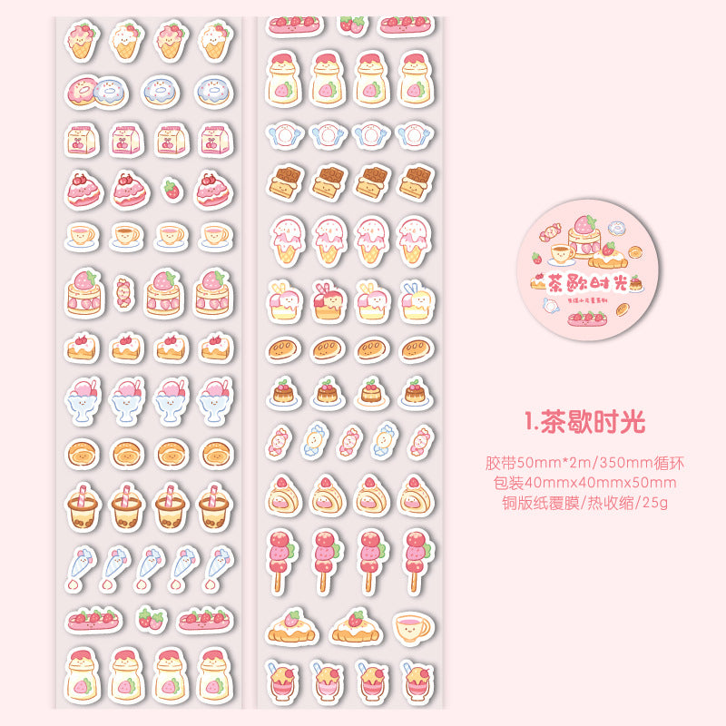 1 Roll Cute Decal Stickers Tape SHXYS