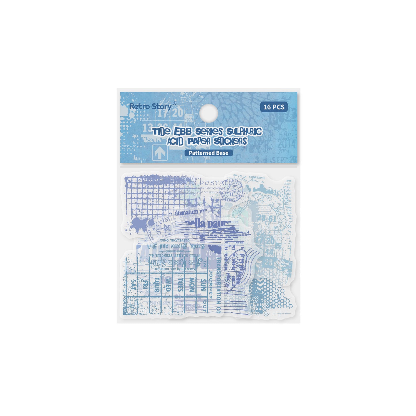 16 Pcs Vintage Junk Journal Stickers CLXL