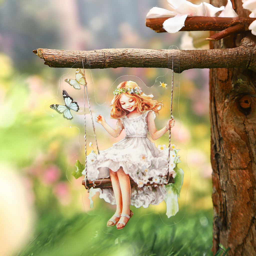 10 Pcs Swing Themed Journal Stickers HYQY