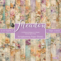 6 Inch Distressed Botanical Scrapbook Paper Pad SKP2616
