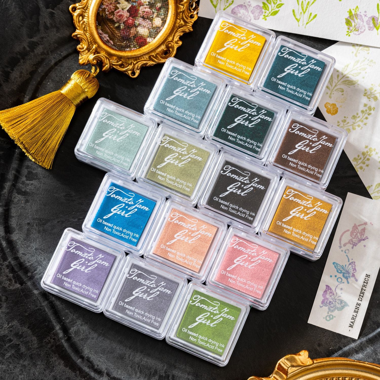 4 Pcs Ink Pad Set BZYZSC