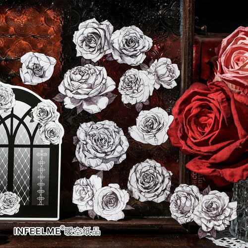 10 Pcs Large Size Rose Craft Paper MGXL