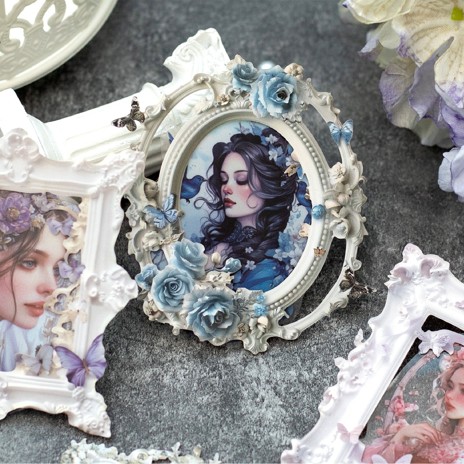 10 Pcs Photo Frame Cardstock Paper CBSG