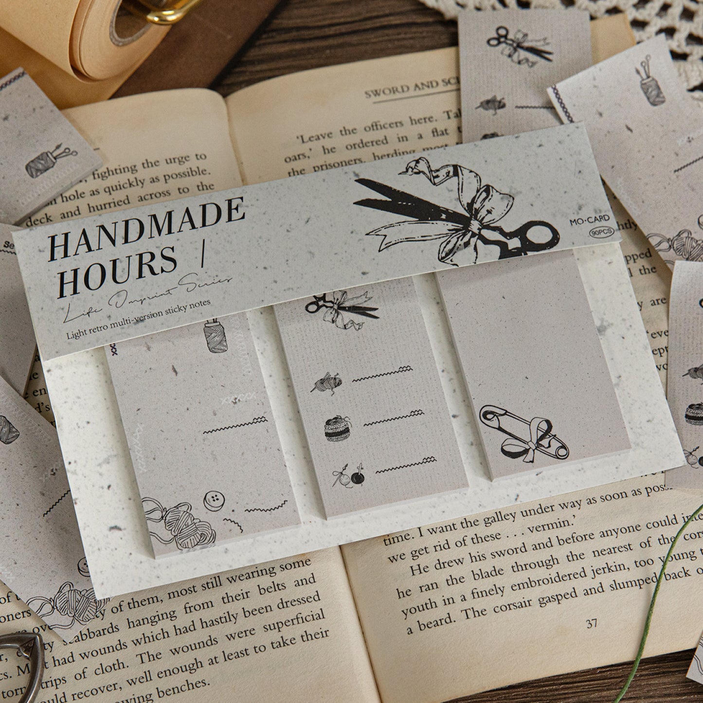 90 Sheets Vintage Sticky Note SHYJ