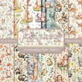 6 inch Critter Scrapbook Paper Pad SKP317