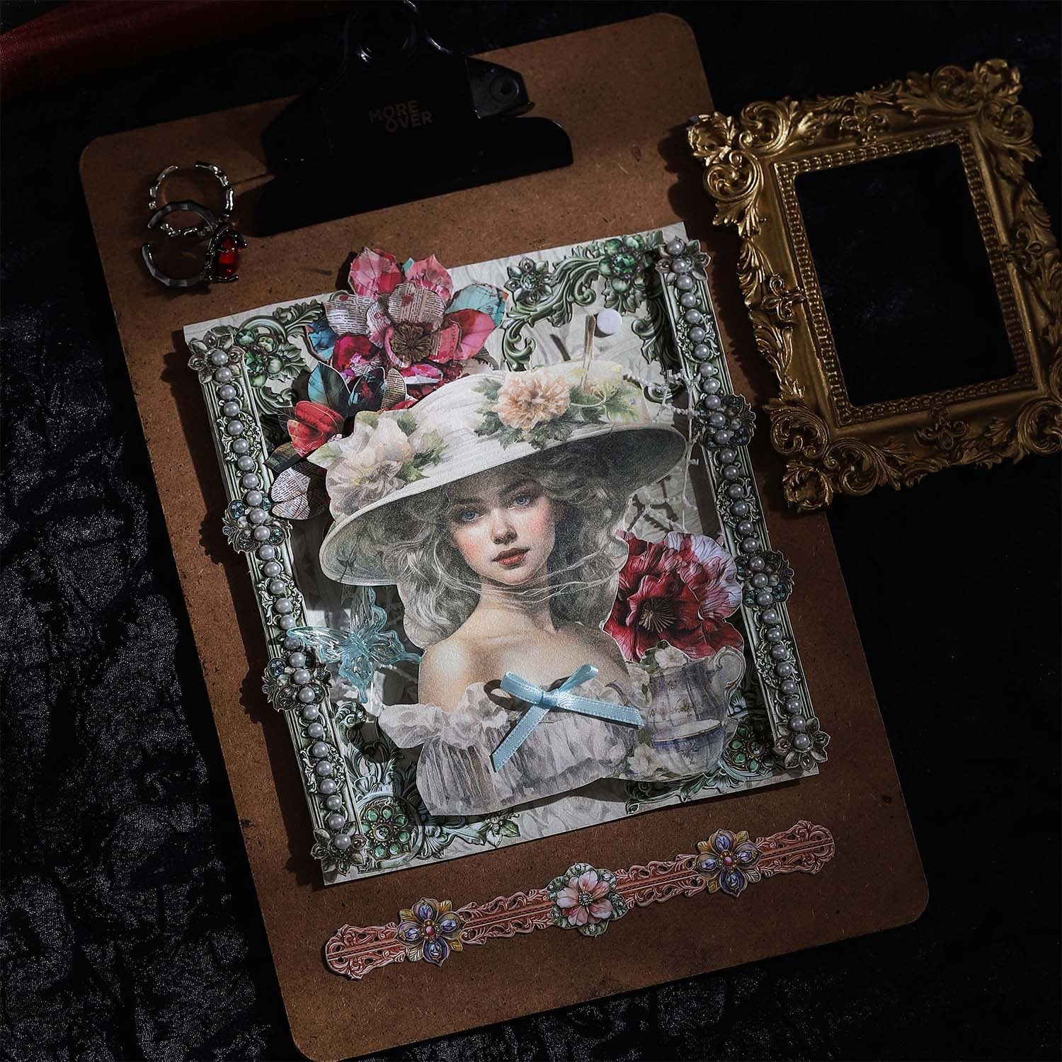 20 Pcs Vintage Corner and Edge Stickers LLQC