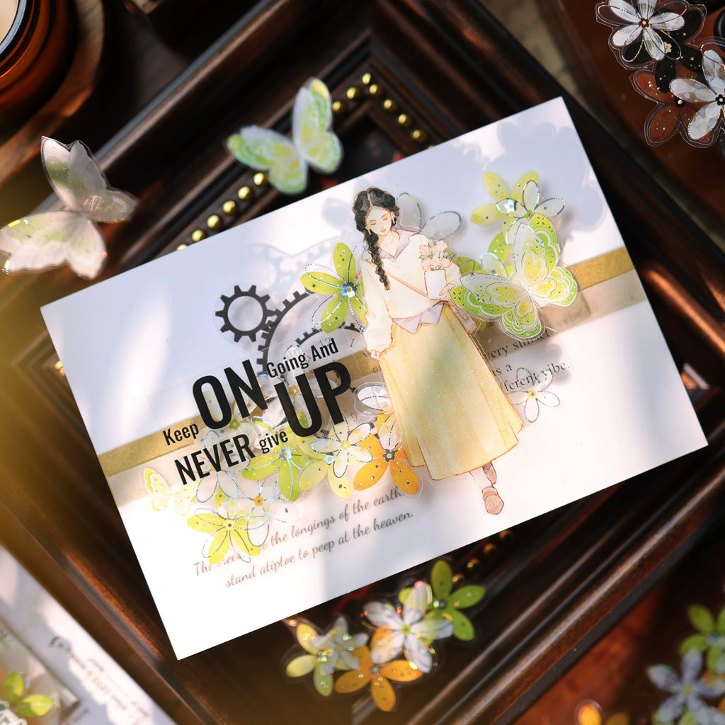 Floral Decorative Tape Rolls- Cicada's Dream