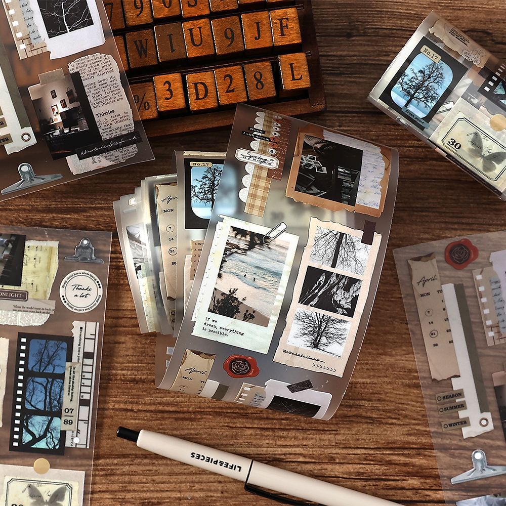 1 Roll Movie Film PET Stickers Tape YXSJ