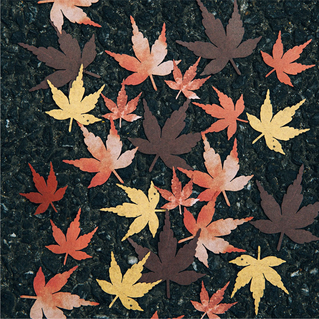 30 Pcs Hollow Cutout Paper Leaf YZSWJ