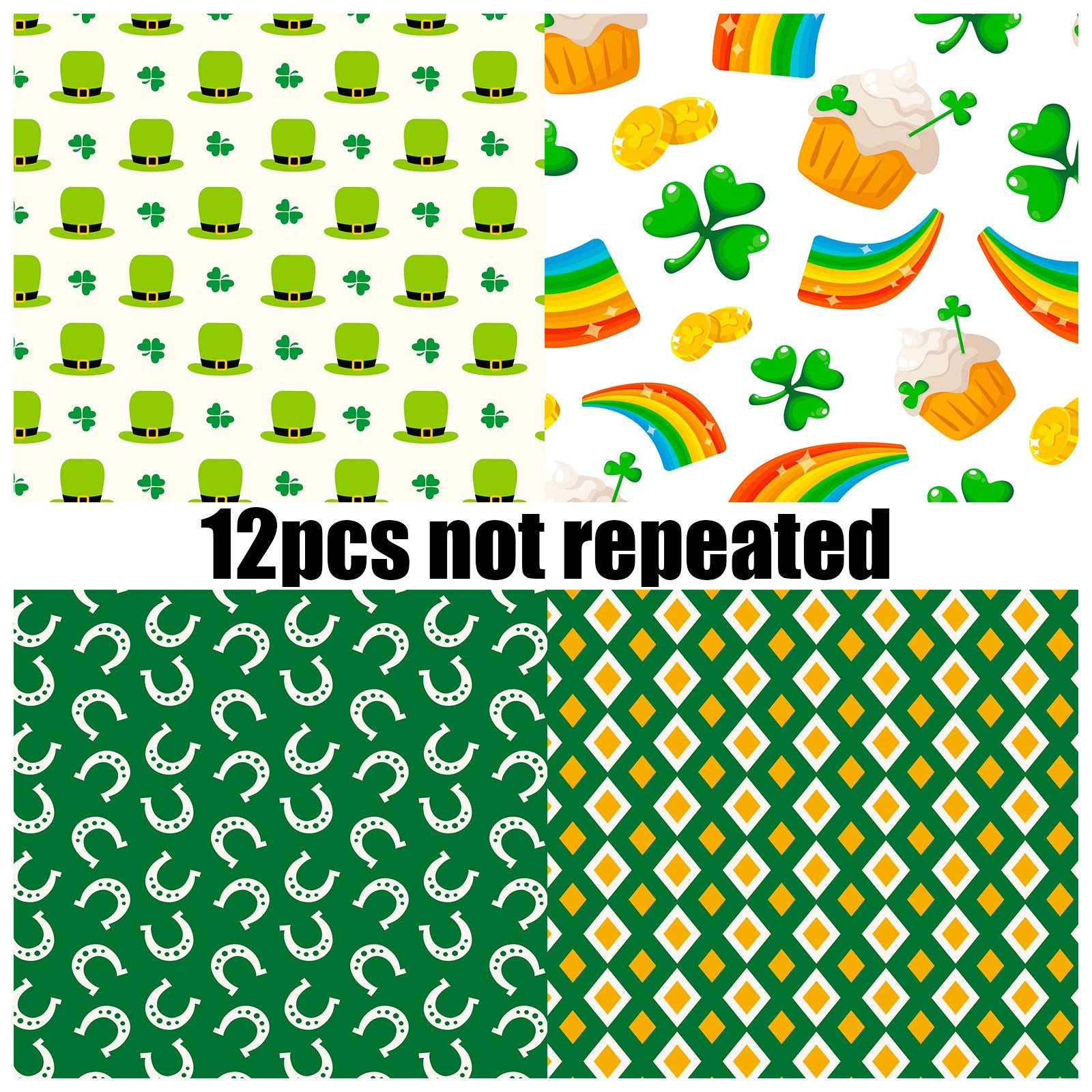 6 inch St. Patrick's Day Scrapbook Paper Pad PA757