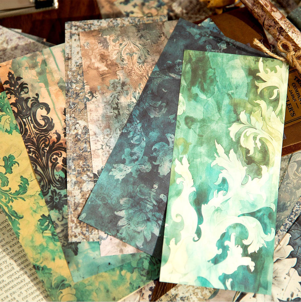 24 Pcs Vintage Scrapbook Paper BBSY