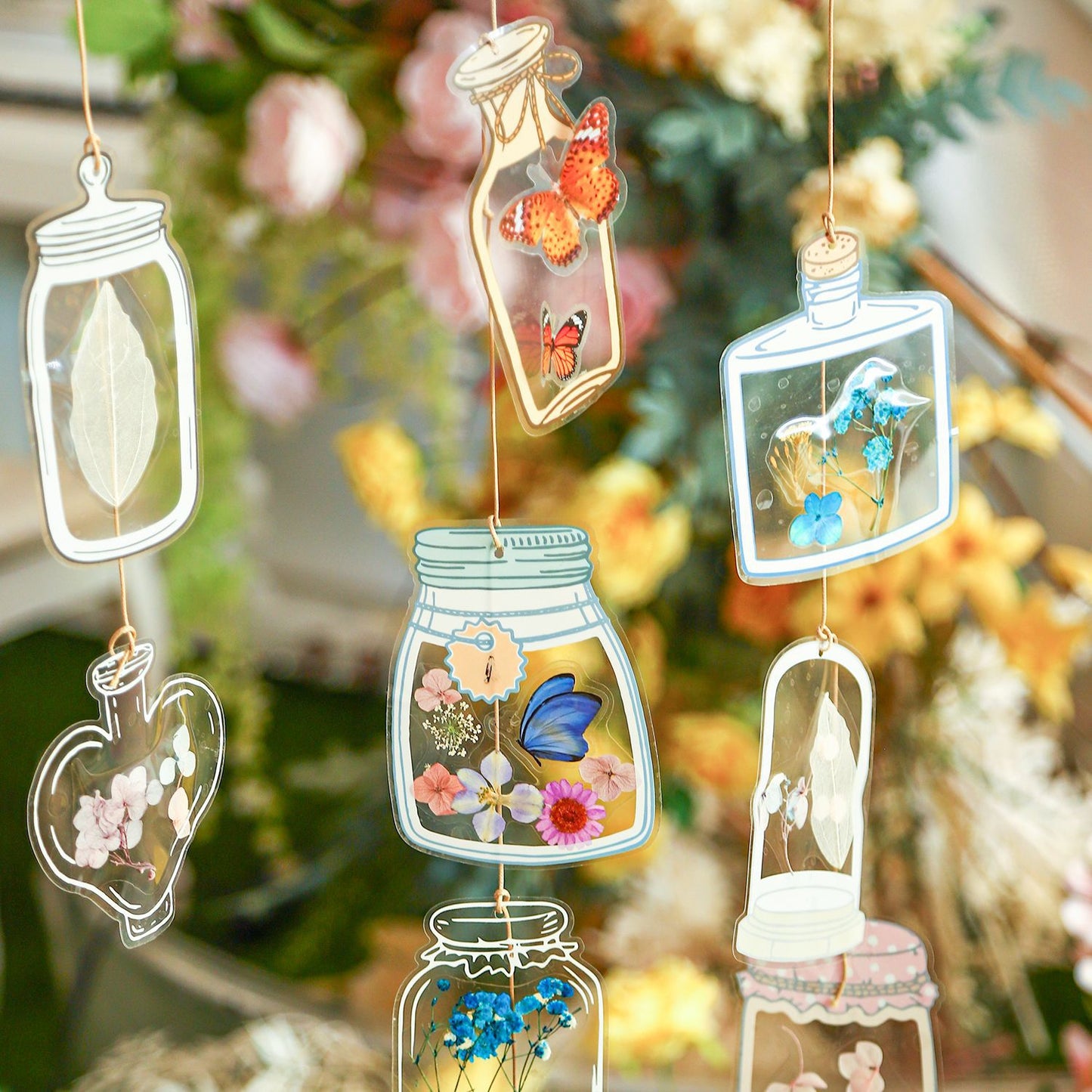 20 Pcs Storage Jar PET Stickers SGSLJ