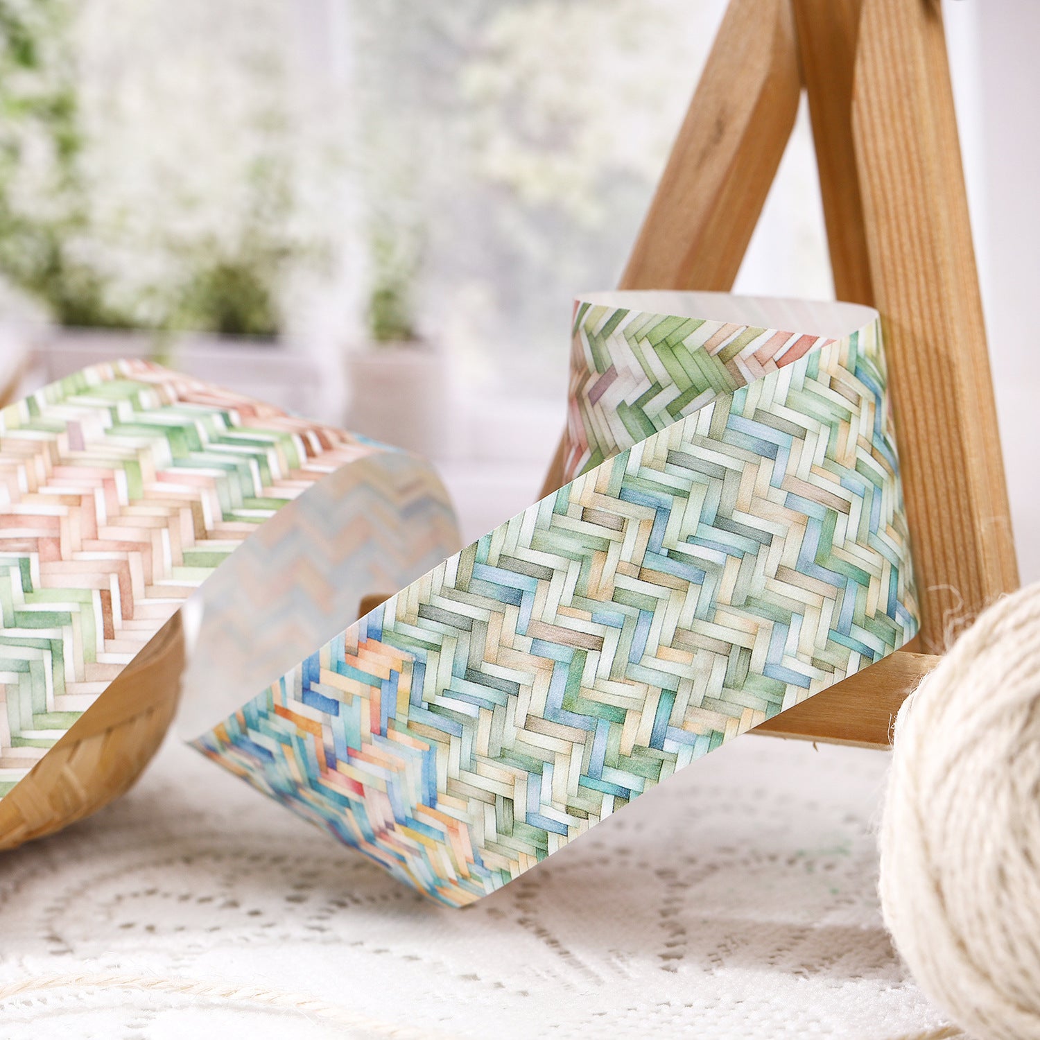 1 Roll Weaving Theme PET Tape JZHY