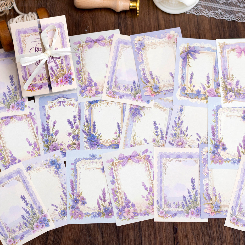 50 Sheets Floral Scrapbook Paper JLCR