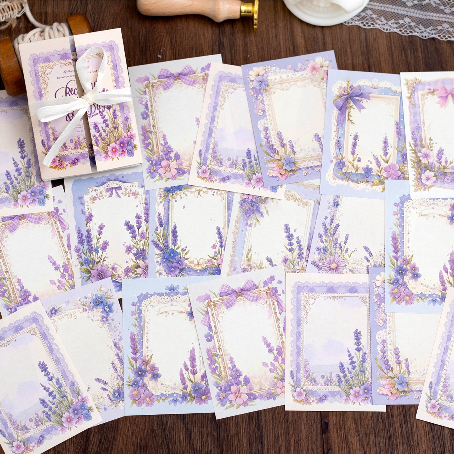 50 Sheets Floral Scrapbook Paper JLCR