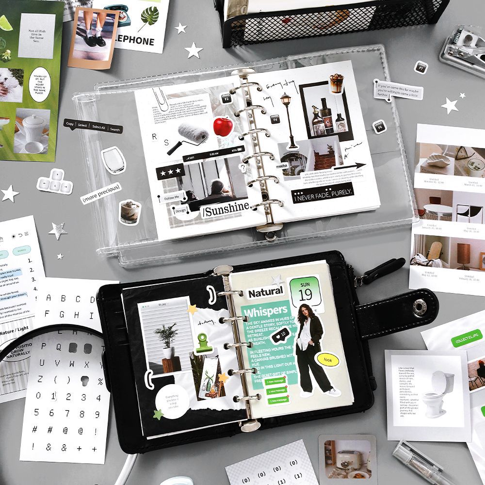 20 Sheets Aesthetic Journal Stickers Book RCFX