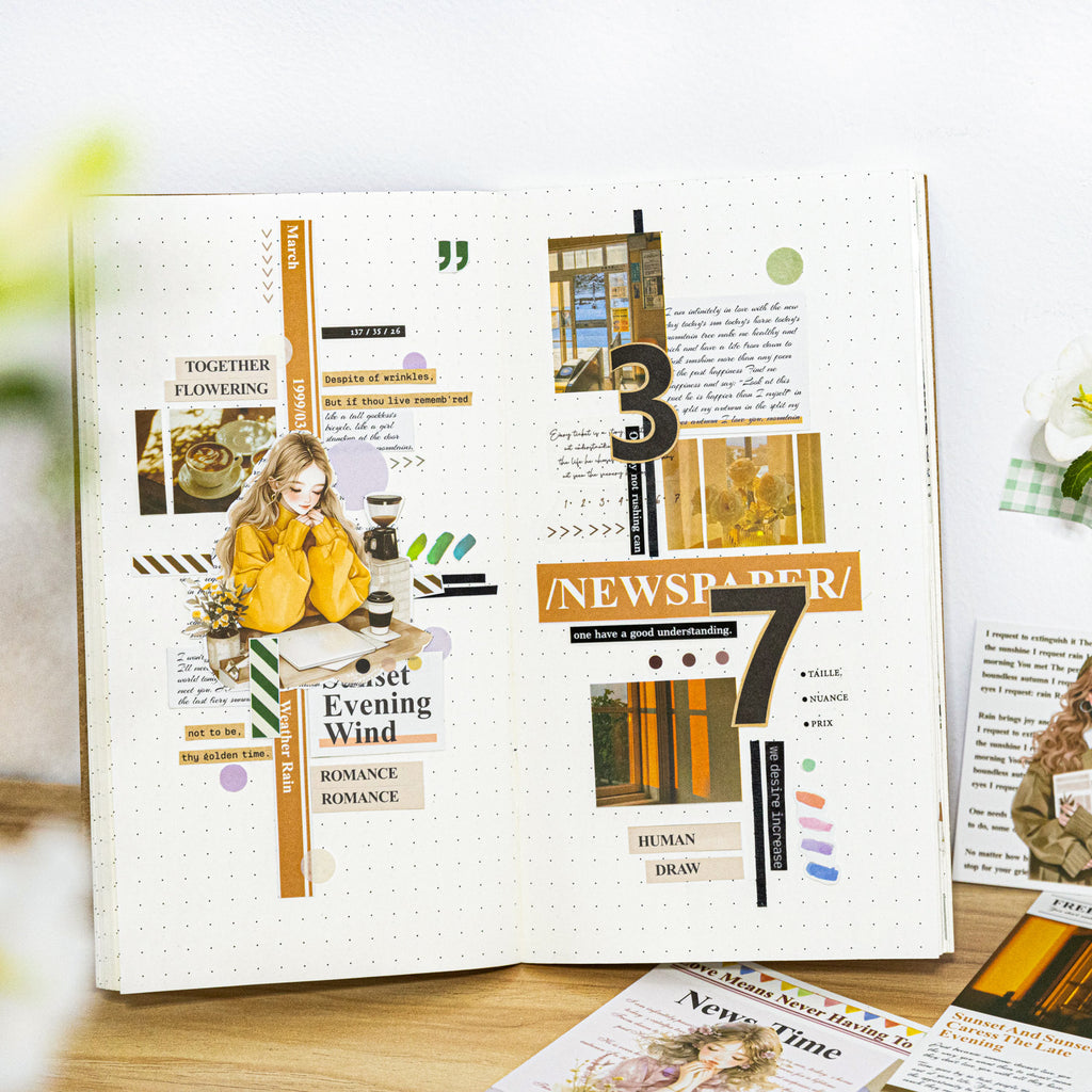 10 Pcs Life Style Stickers Book YKSNX