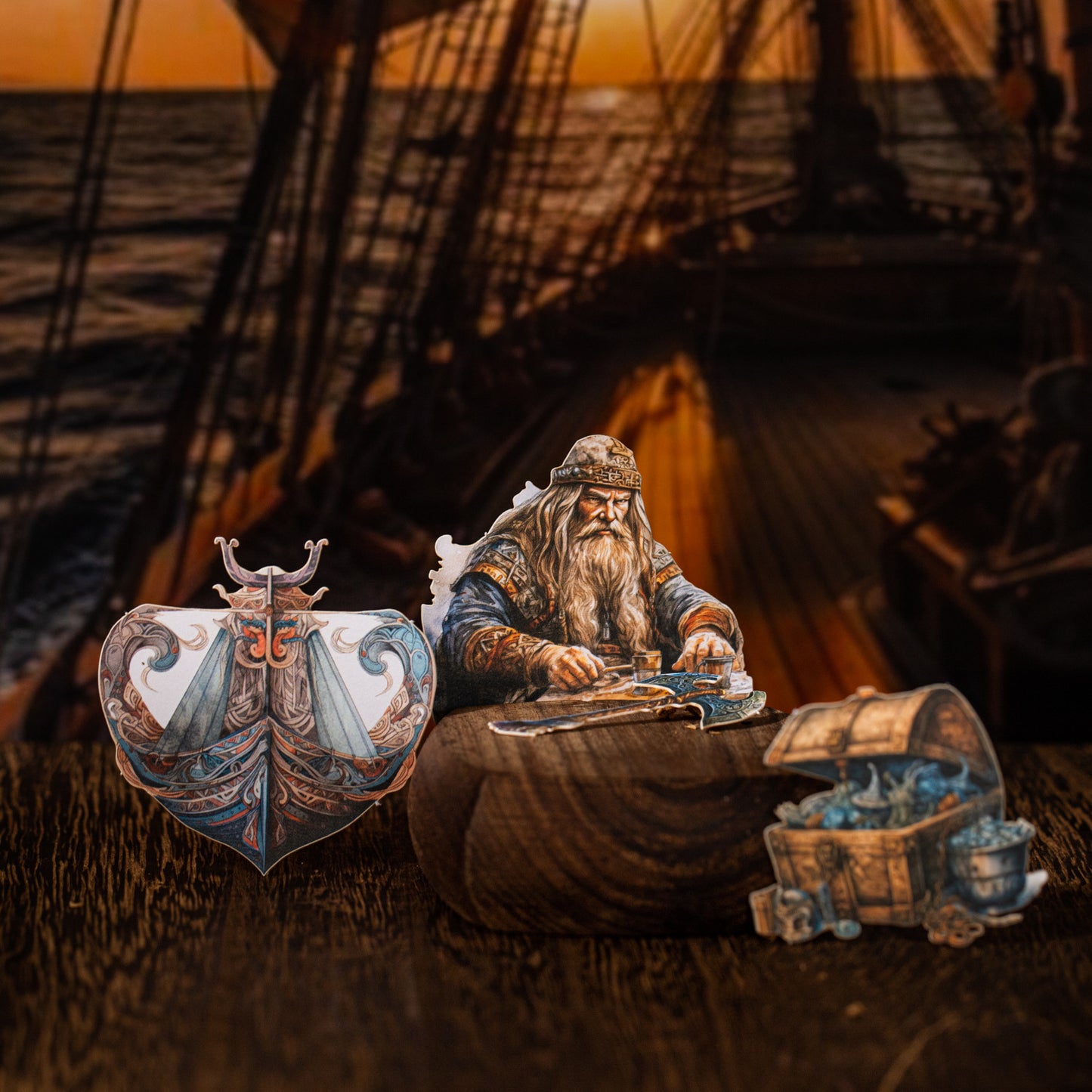 15 Pcs Retro Cardstock Stickers OZHS