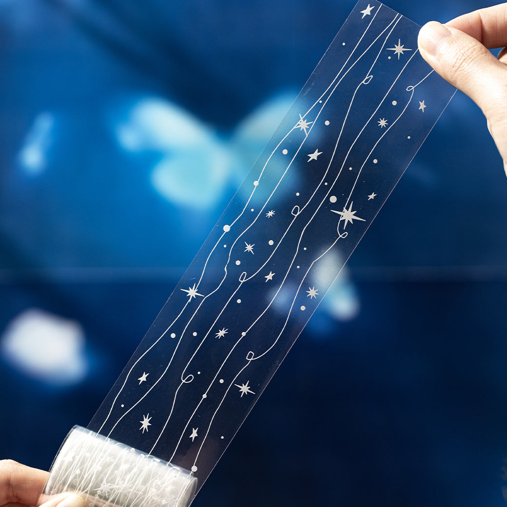 1 Roll Star Rain Grid PET Tape MJBY