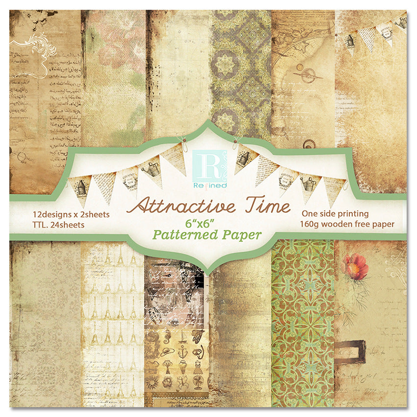 6 inch Scrapbook Paper Pad JYY6608