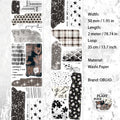 1 Roll Vintage Washi Stickers Tape CMDS