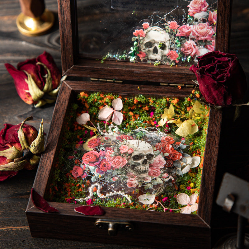 30 Pcs Gothic Themed PET Stickers MGSN