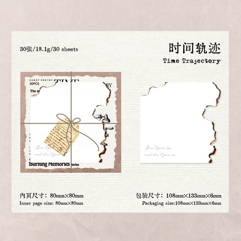 30 Pcs Creative Vintage Sticky Note RSDHY