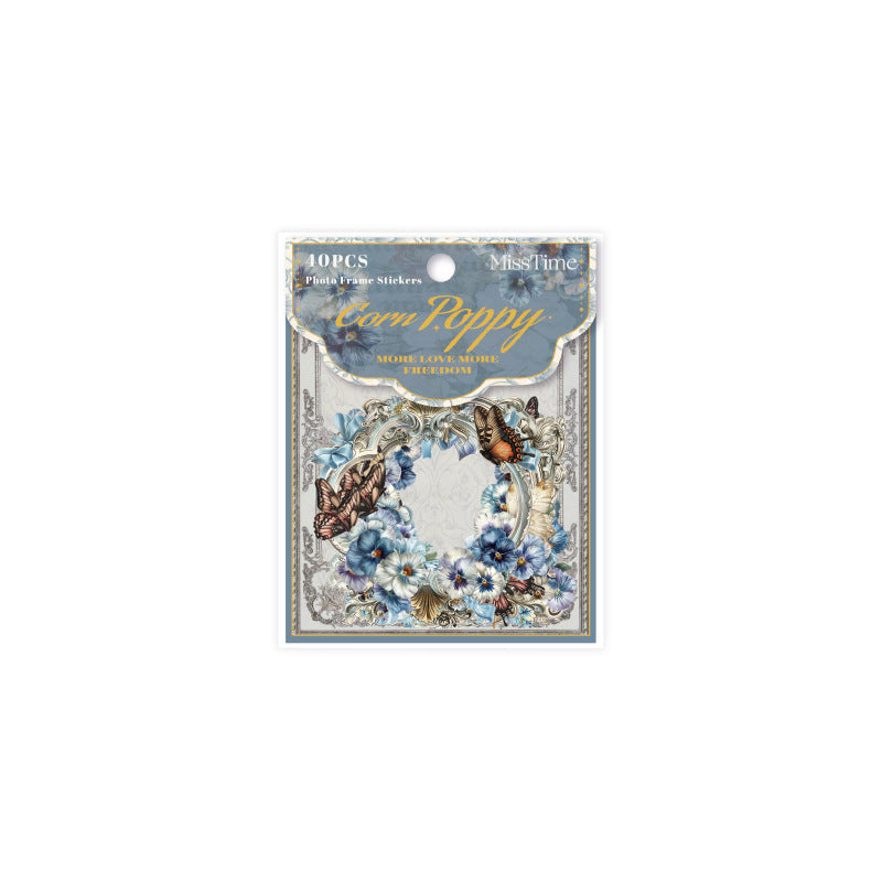 40 Pcs Vintage Collage Stickers YWHDMM