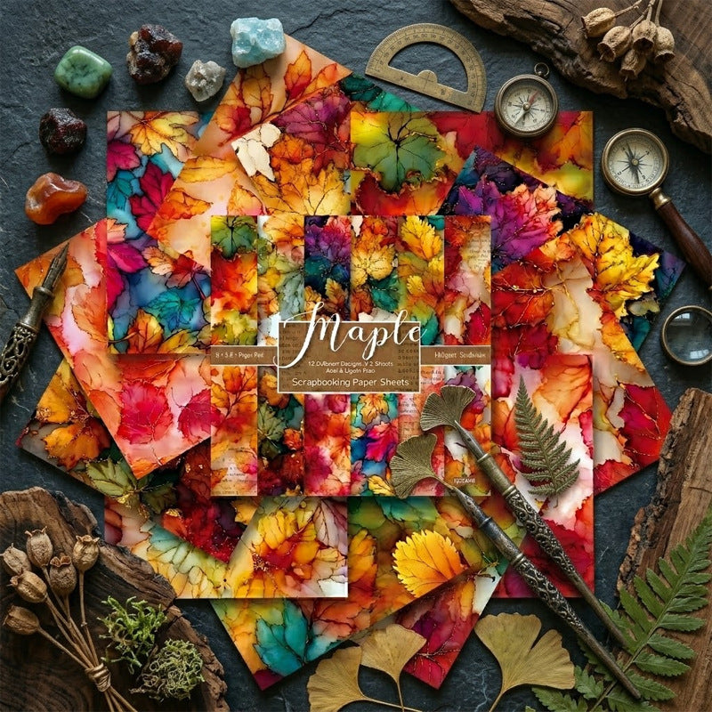 6 inch Maple Scrapbook Paper Pad SKP2347B