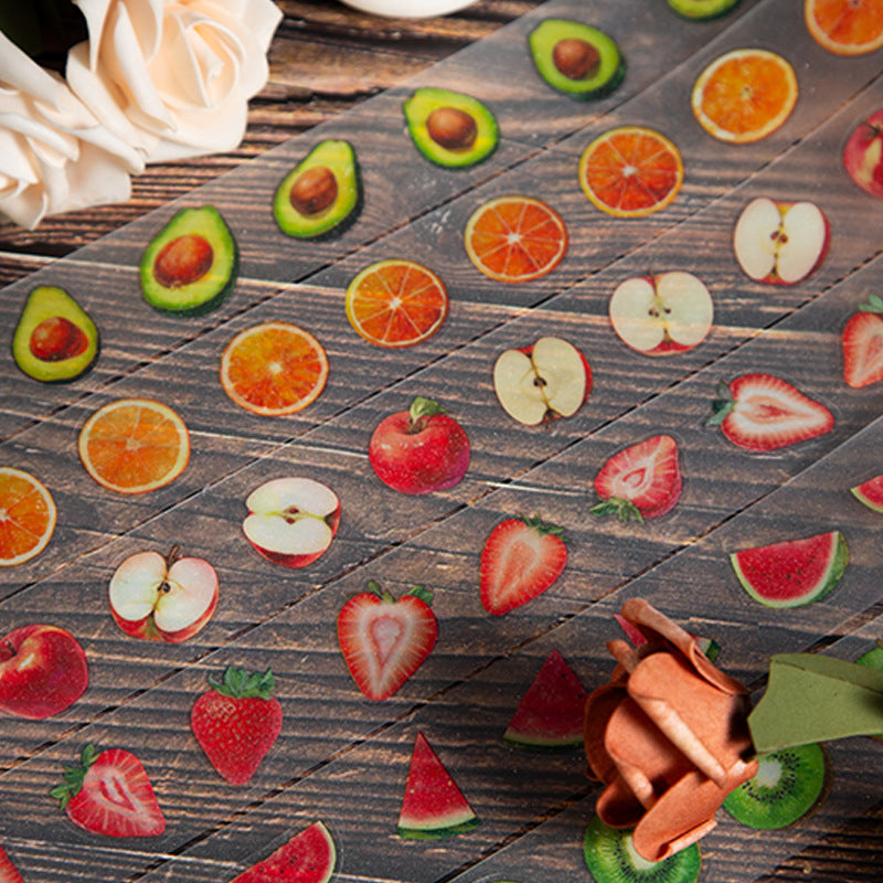 1 Roll Fruit PET Stickers Tape SGJXL
