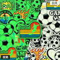 50Pcs Football Theme Waterproof Vinyl Stickers STY09