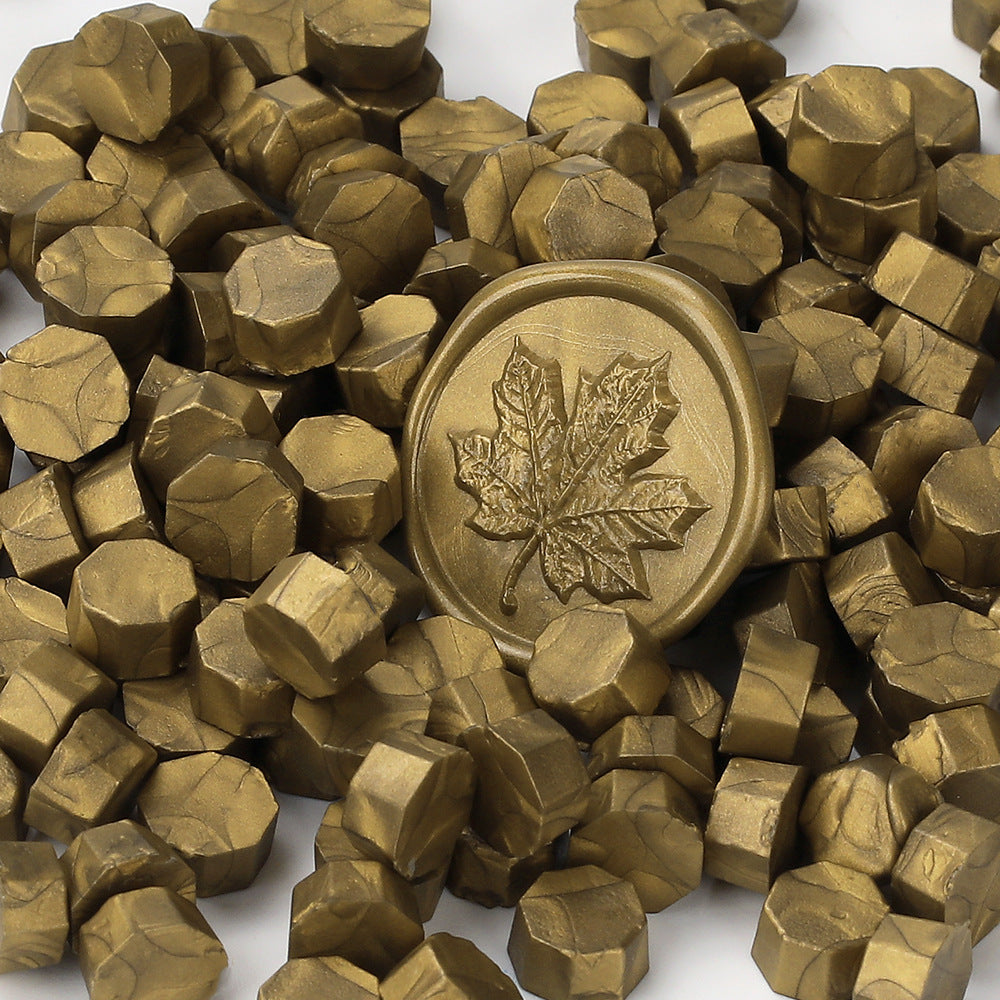 100 PCS Octagon Wax Seal Beads H124