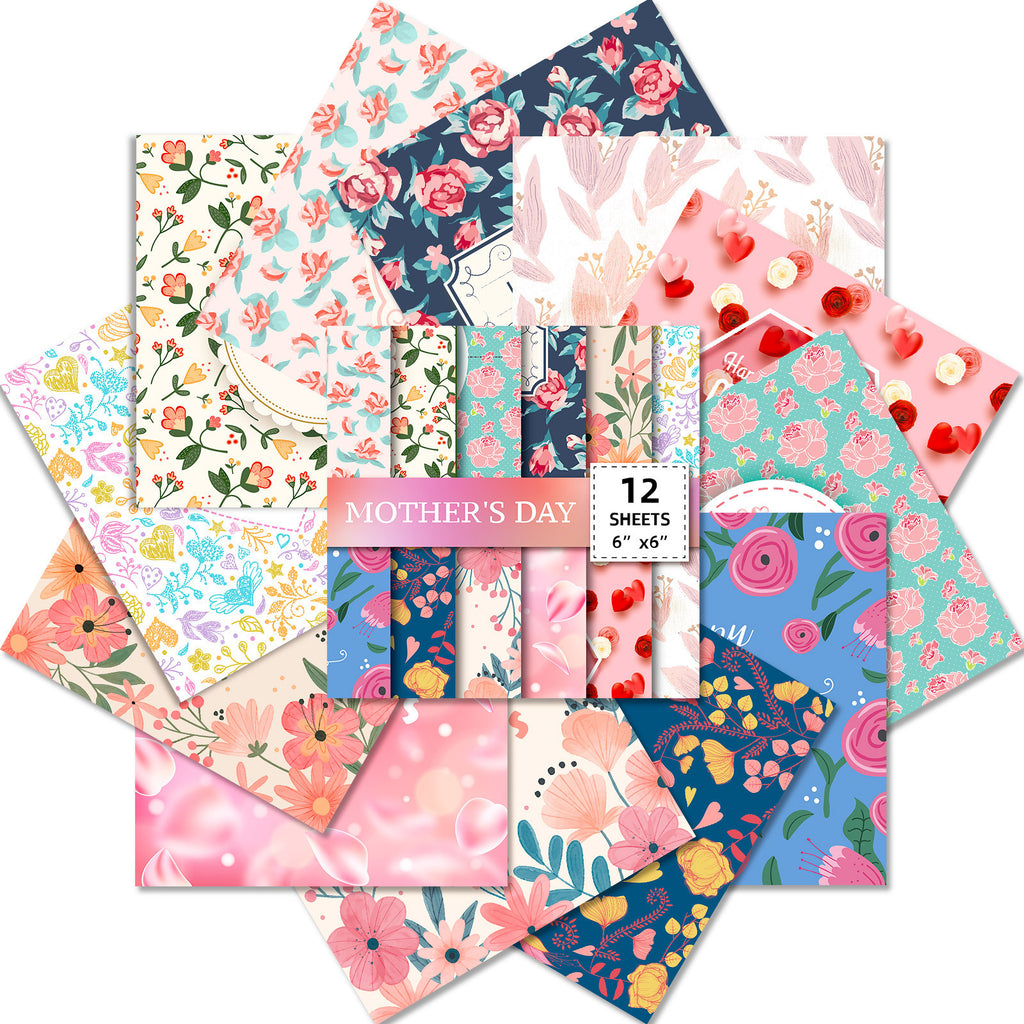 6 inch Mother's Day Scrapbook Paper Pad PA787