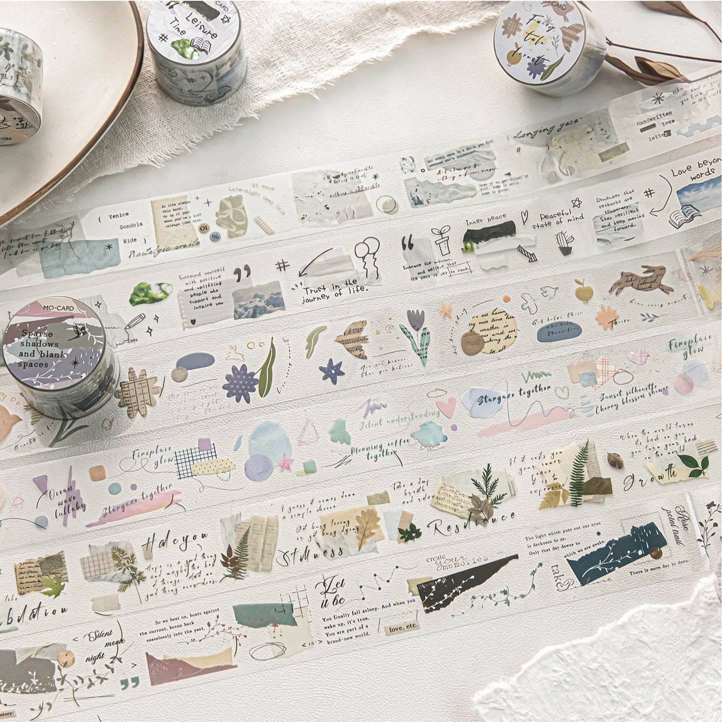 1 Roll Collage Themed PET Tape PTSY