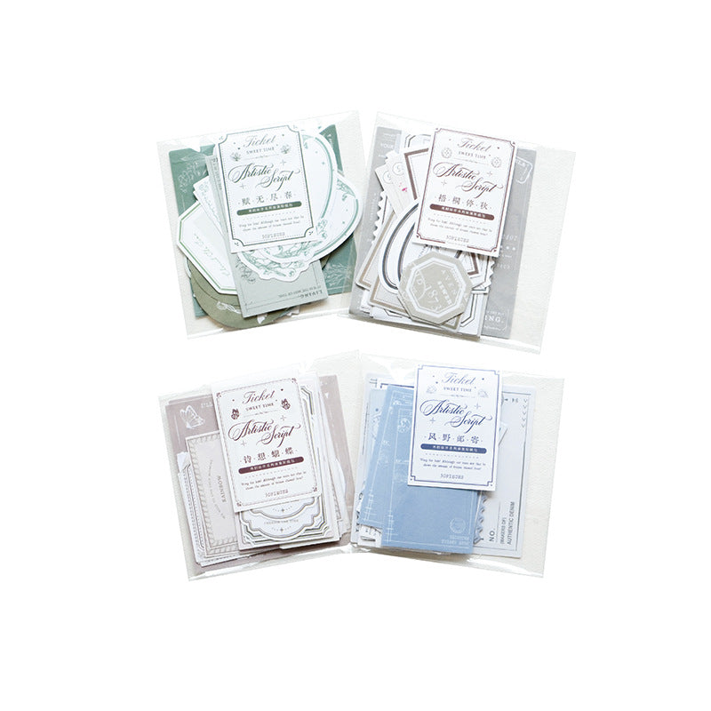 30 Pcs Creative Notepad Stickers ZBCX
