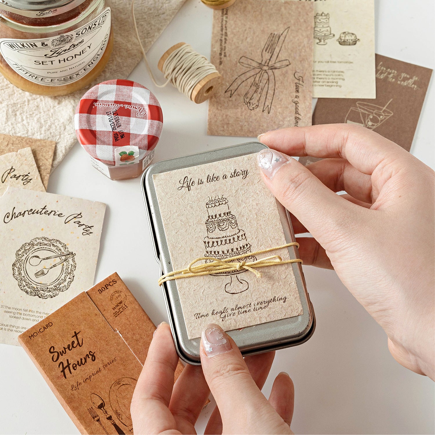 30 Pcs Creative Vintage Stickers SHYJ