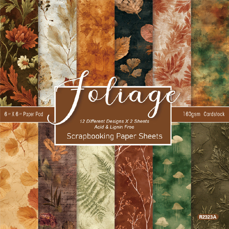 6 inch Scrapbook Paper Pad SKP323A