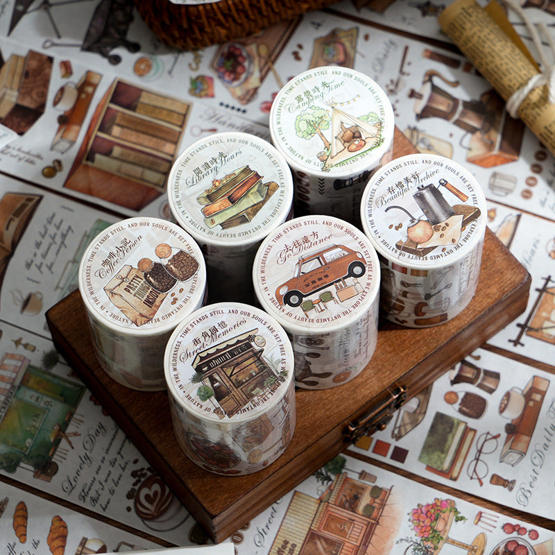 1 Roll Vintage Washi Tape YLFHXS